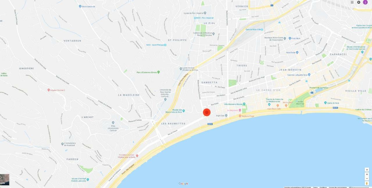 Beach - Kitchen - Wifi - Air Conditioning - Center - Tram نيس المظهر الخارجي الصورة